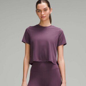 Lululemon Ultralight Waist-Length T-Shirt Size 2 Grape Thistle
